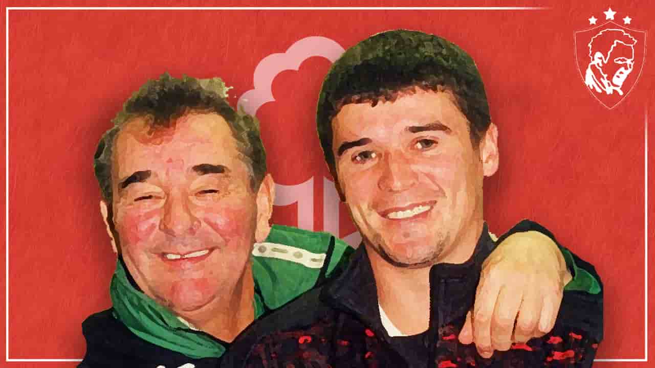 Roy Keane and Brian Clough Nottingham Forest - Ultra UTD Graphic