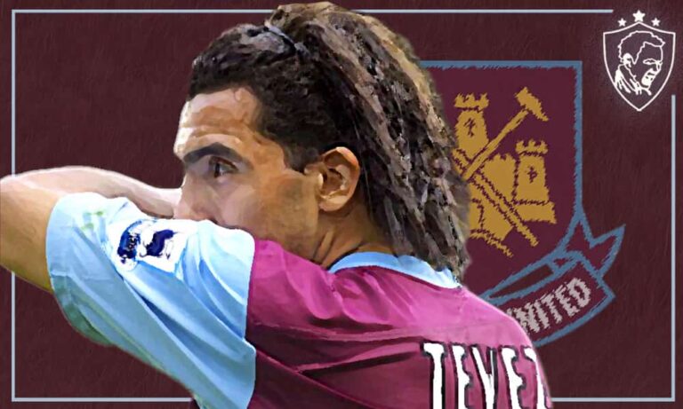 carlos tevez west ham shirt