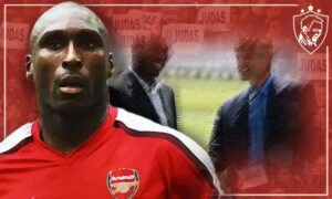 Sol Campbell Arsenal Signing Judas 2001 - Ultra UTD Graphic